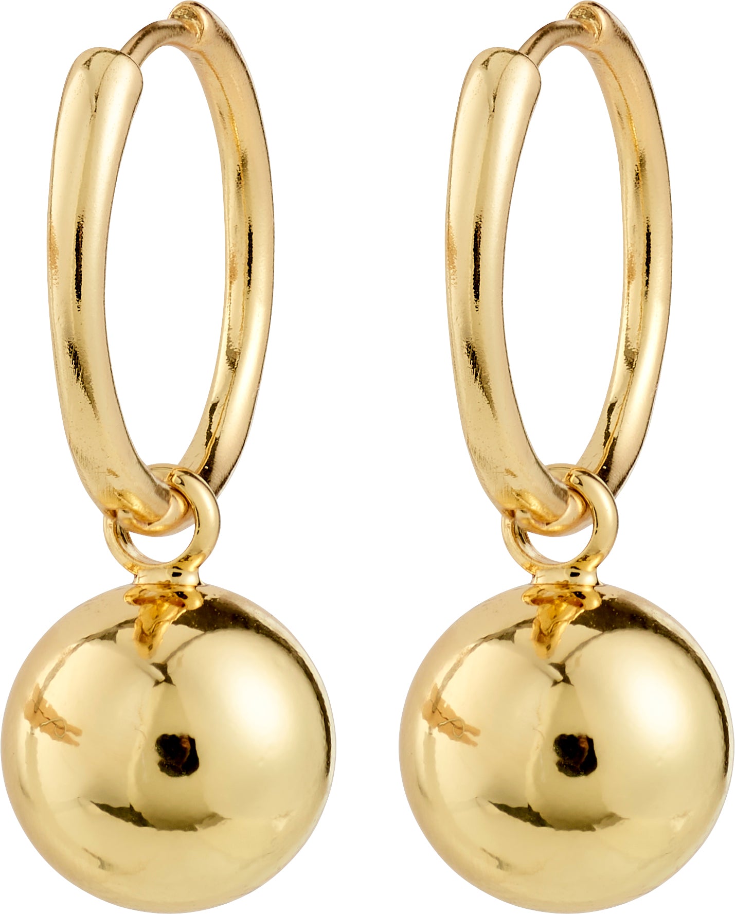 Pilgrim AIR Hooped Earrings - Gold Plated