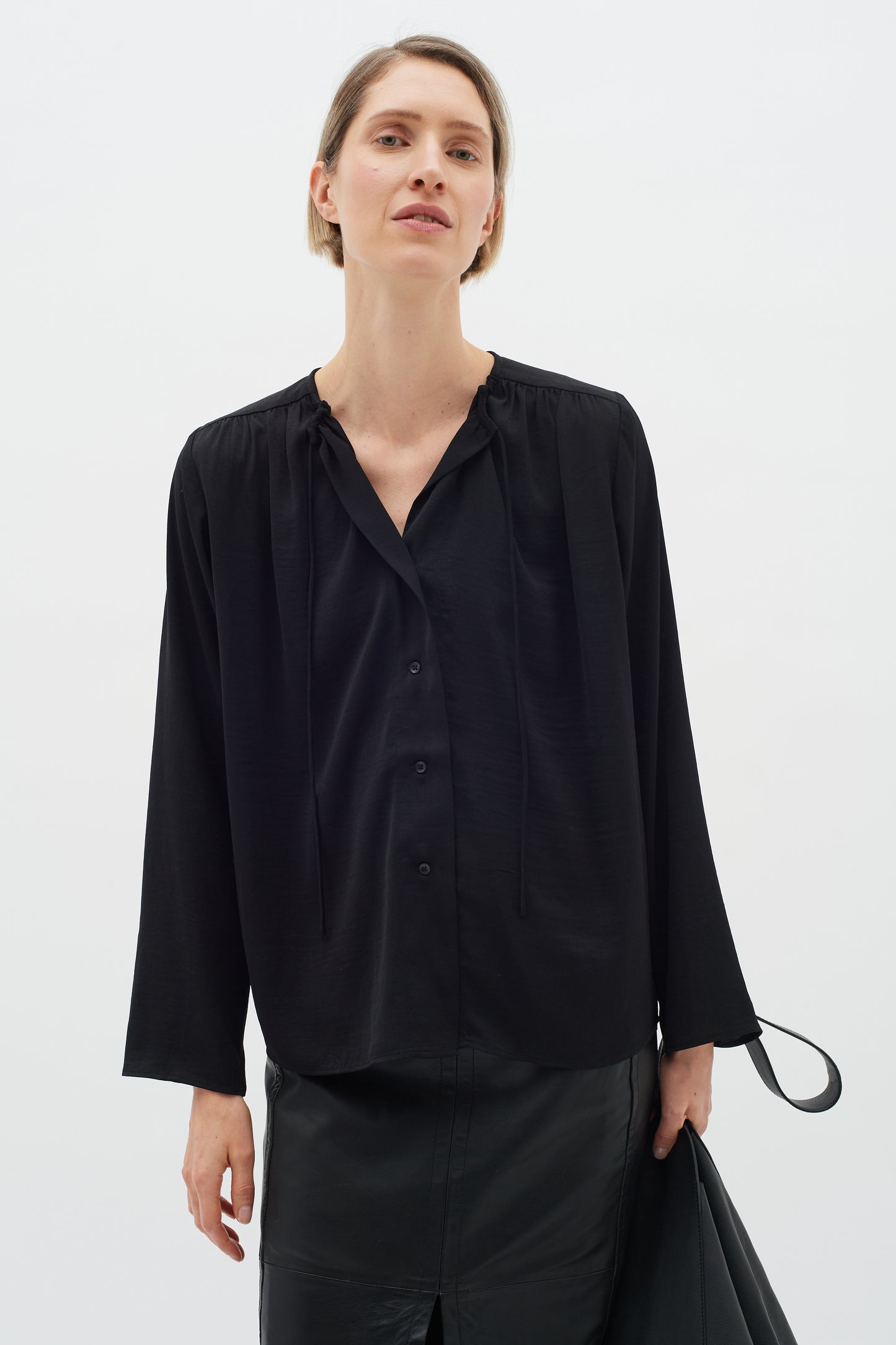 InWear Mato Shirt - Black - 34-uk-8