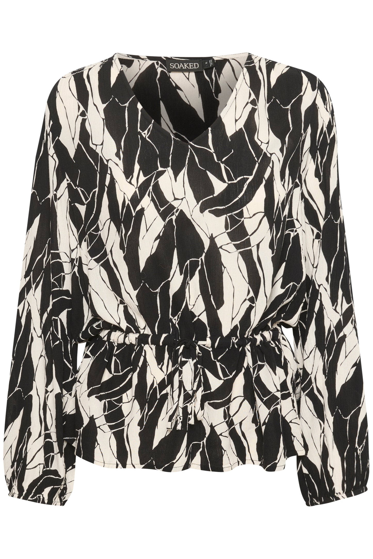 nan - black-white-ditsy-floral