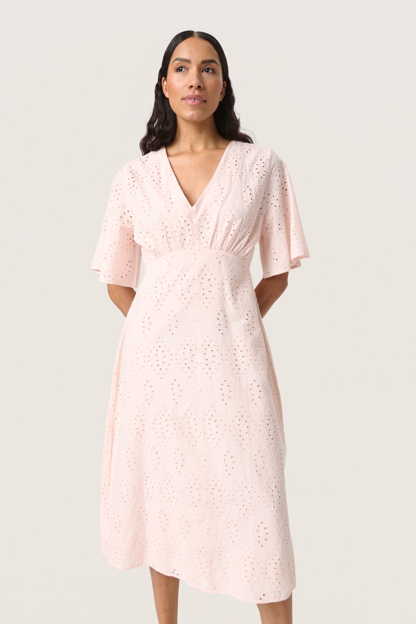Soaked In Luxury Joella Dress - Peach Whip - xs