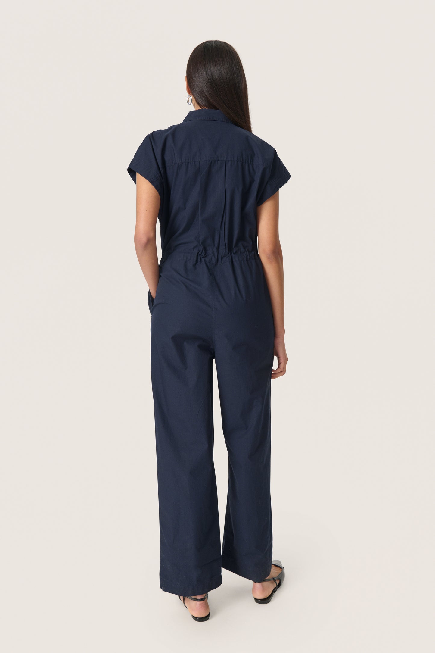 Soaked In Luxury Oleane Jumpsuit - Midnight Sky