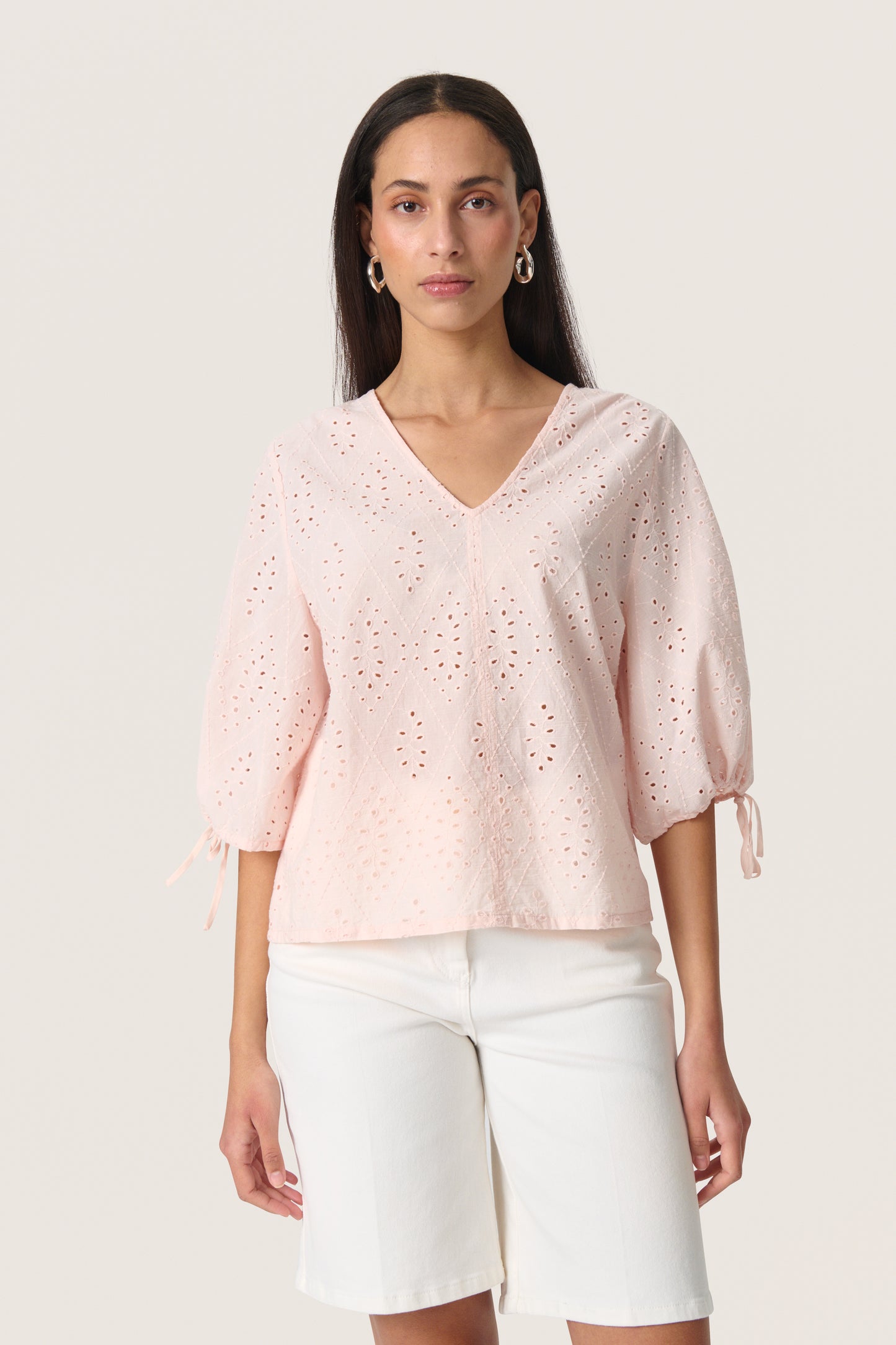 Soaked In Luxury Joella Blouse - Peach Whip