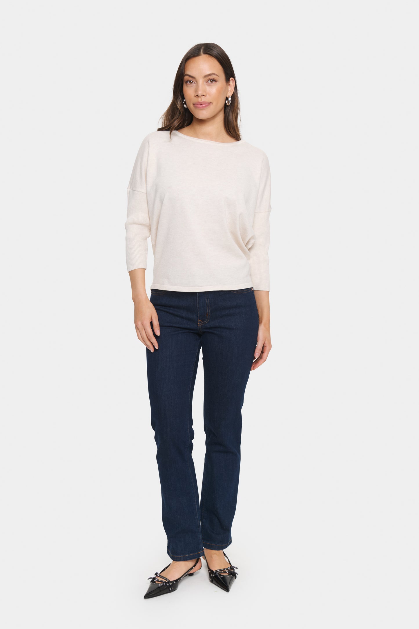 Saint Tropez Mila Round Neck Pullover