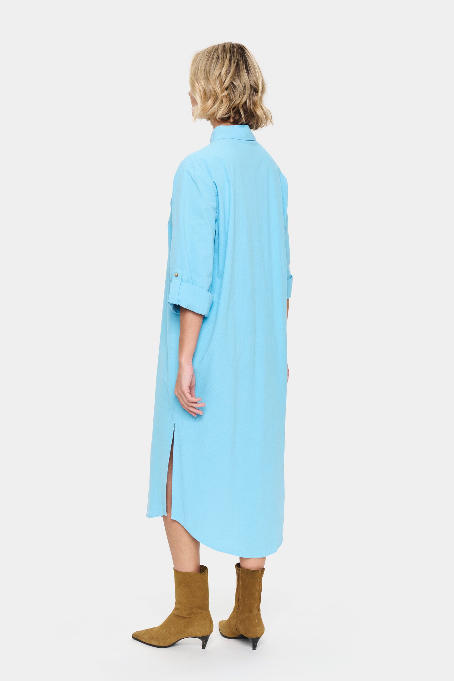Saint Tropez Zalinda Shirt Dress - Ethereal Blue