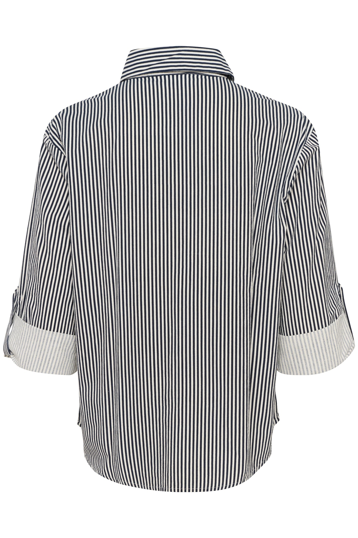 Saint Tropez Zalinda Stripe Shirt - Ice Nightsky