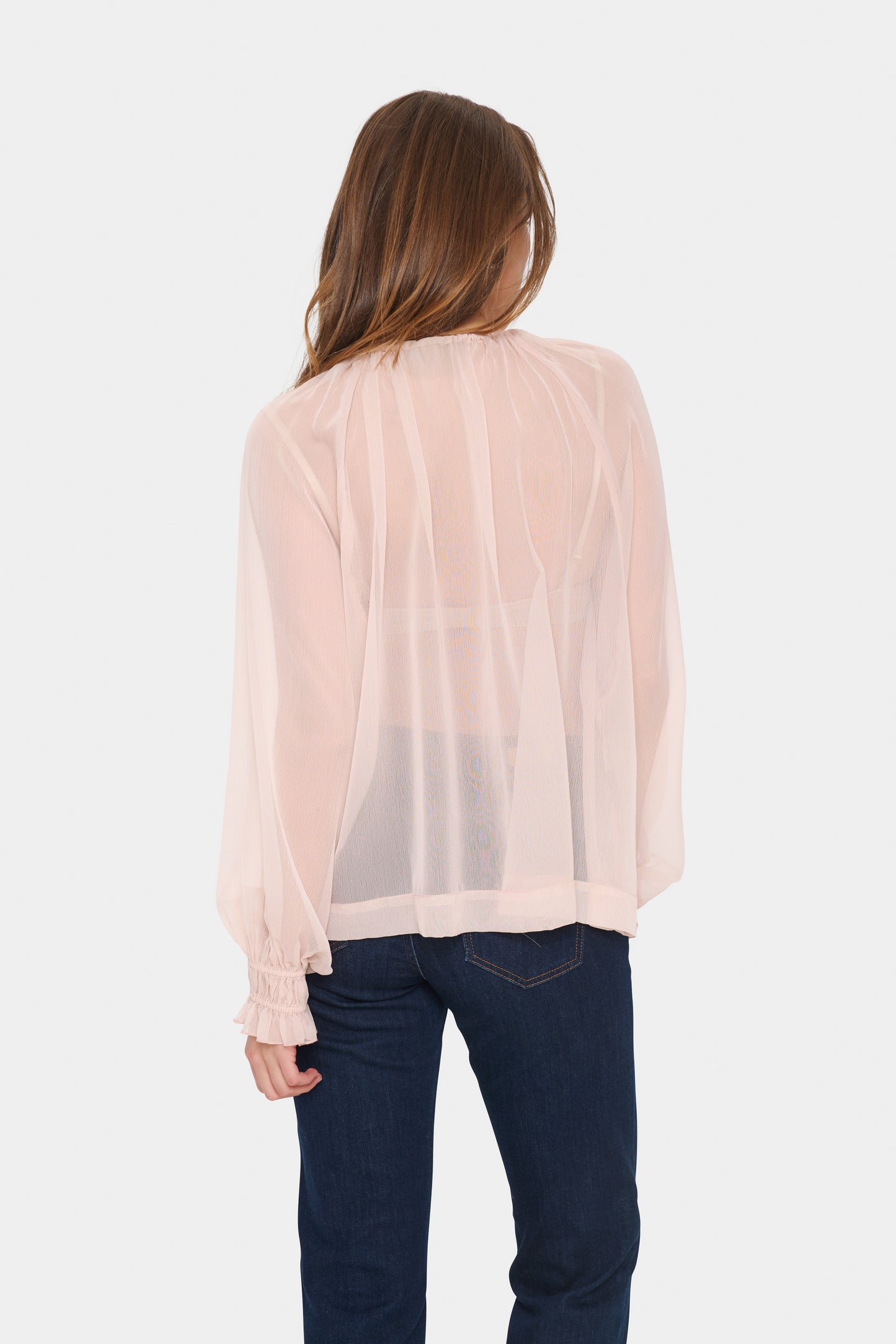 Saint Tropez Lazie Blouse - Sepia Rose