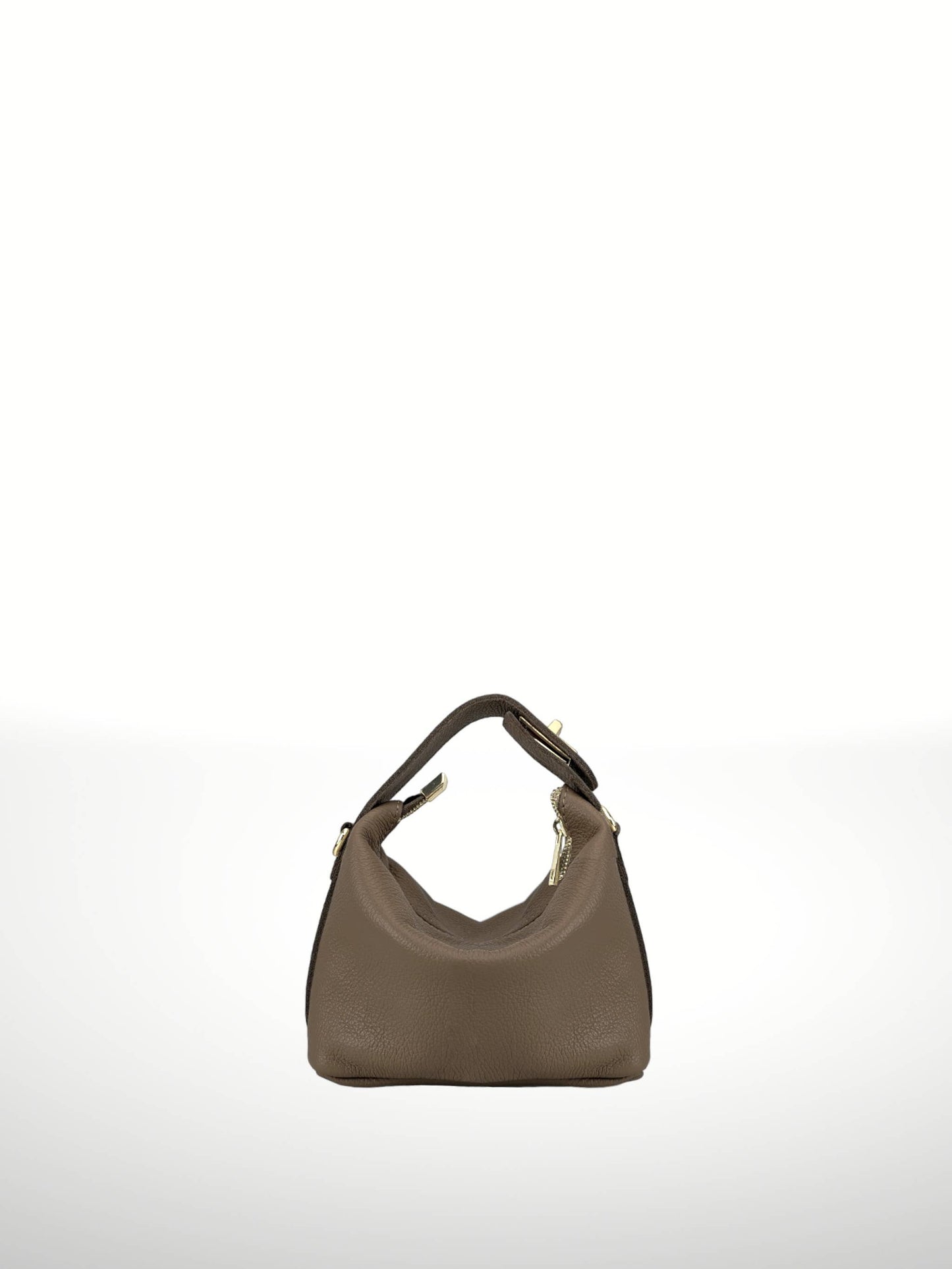 Mila cowhide bag - taupe-1
