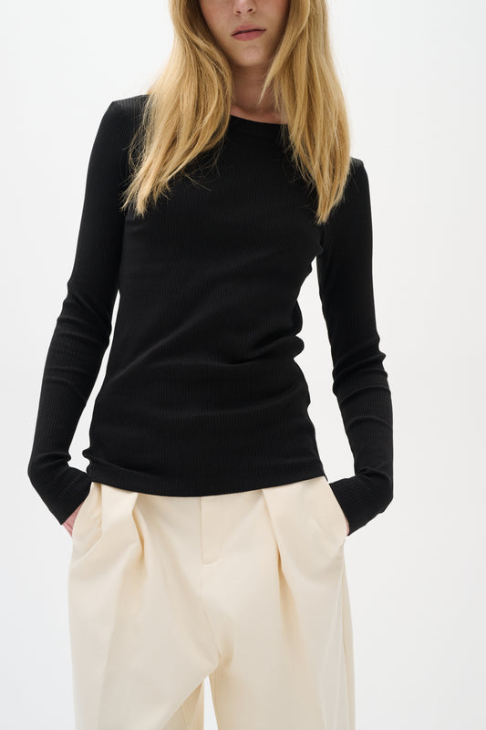 InWear Dagnal Long Sleeved T-Shirt - Black