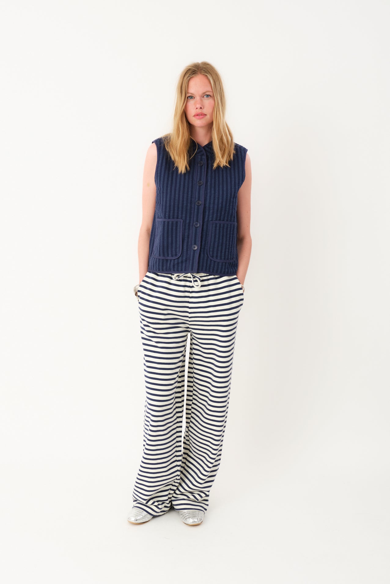 Lollys Laundry Cairo Quilted Vest - xs