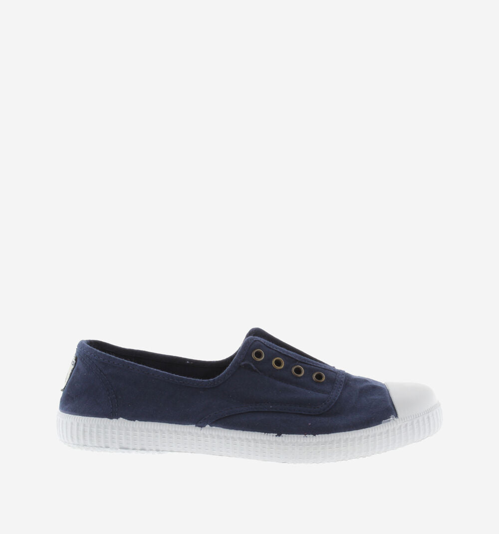 Victoria 1915 Inglesa DREC canvas elastic trainers for women made from recycled cotton with natural rubber sole
