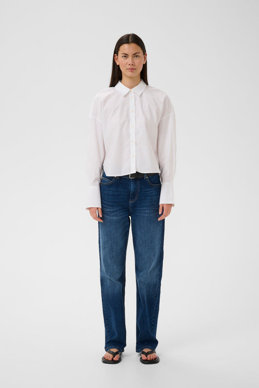 InWear Lelo Neola White shirt on a white background