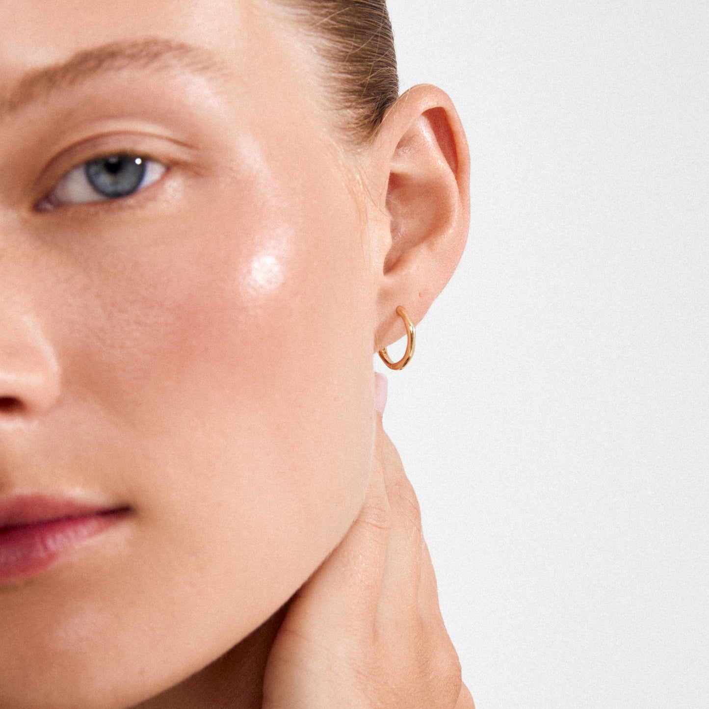 Pilgrim Gold plated Nova Hoop earrings