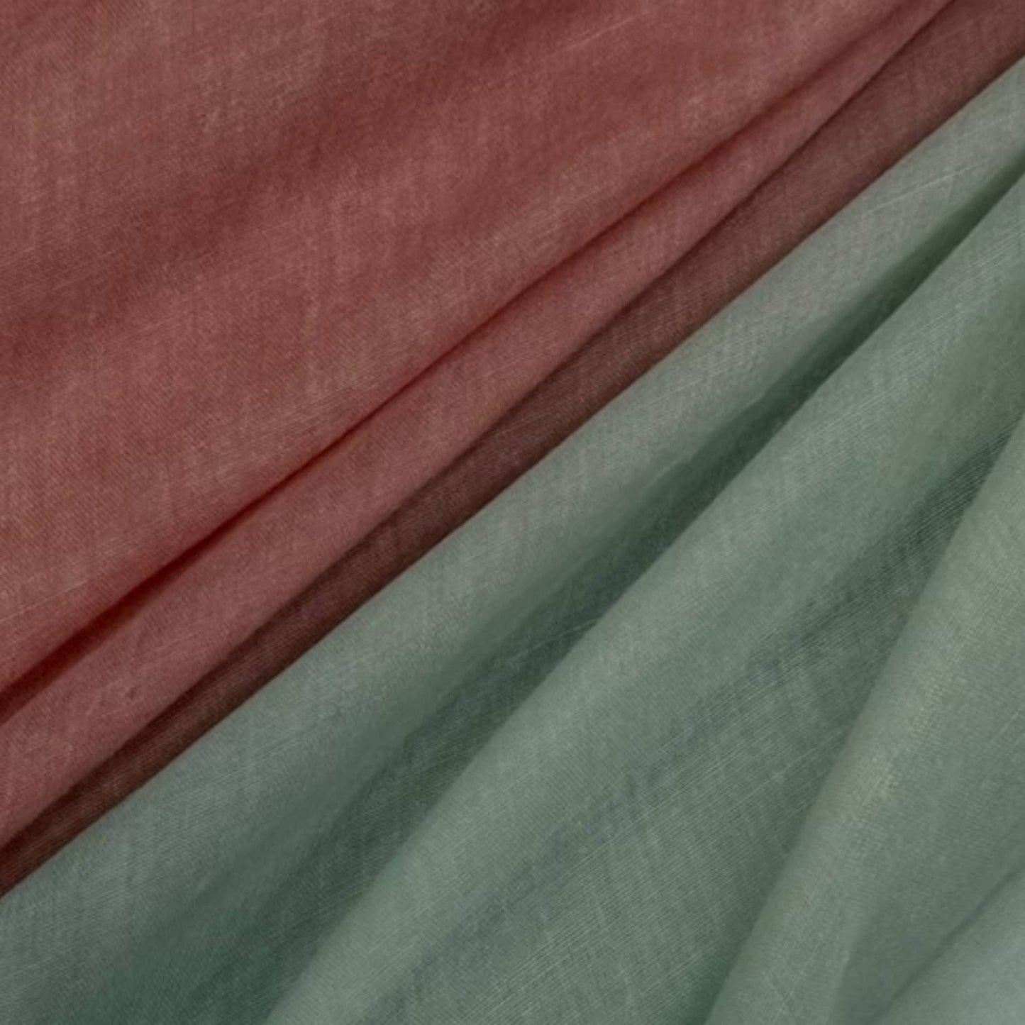 Ombre lightweight scarf in cotton viscose blend with gradient shading