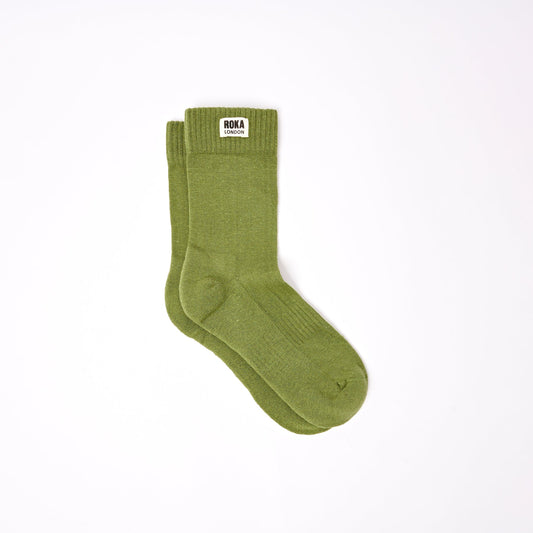 Roka Wimbledon Socks Organic Cotton Crew Socks