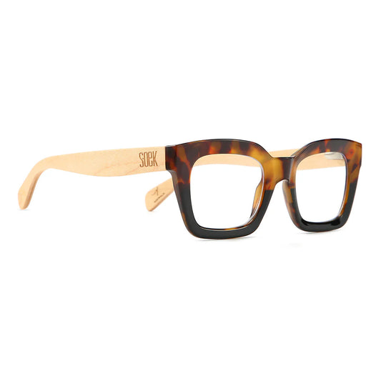 SOEK Zahara Toffee Readers with wooden arms