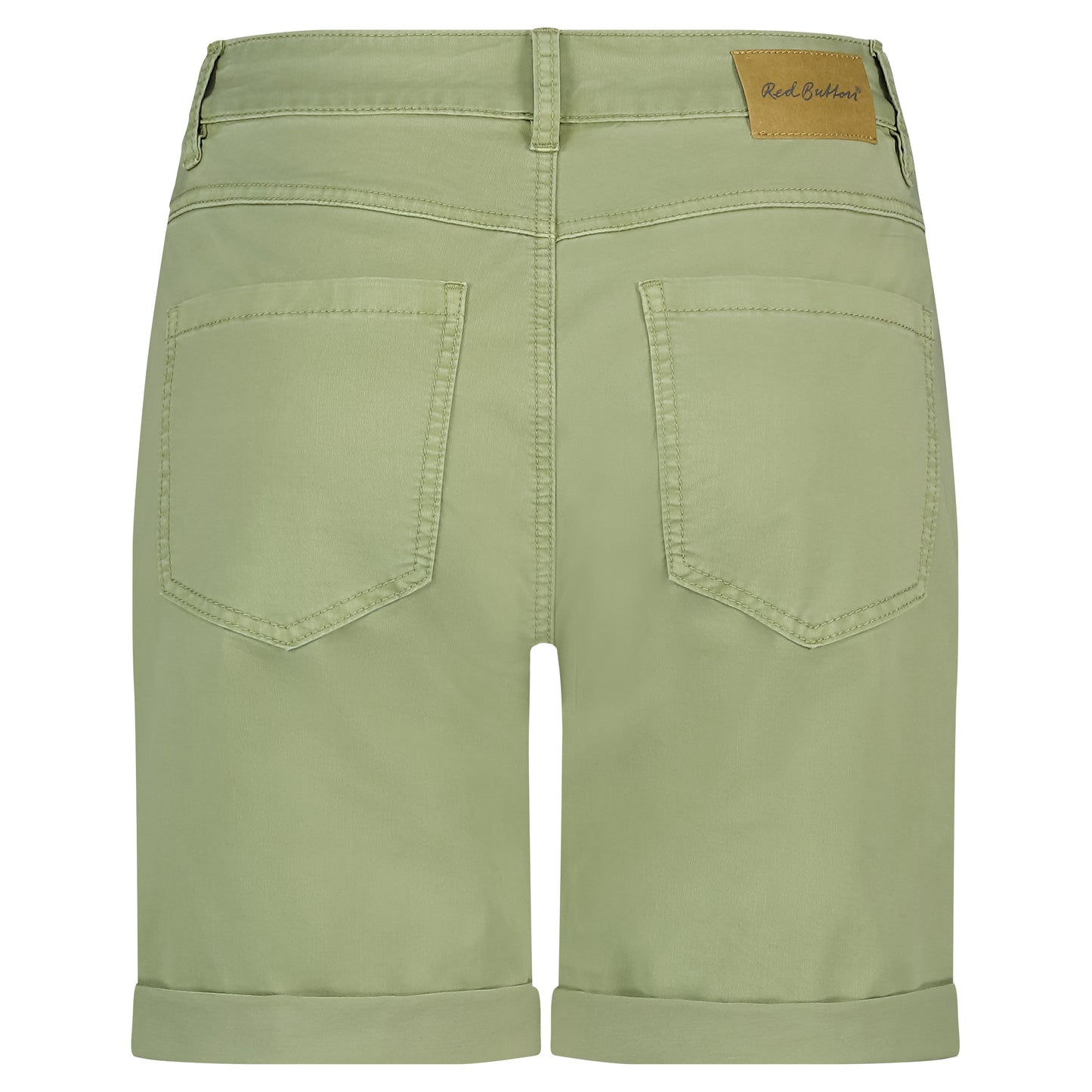 Red Button Joy Bermuda Shorts - Summer Sage feature a stylish utility design, perfect for warm weather outings.