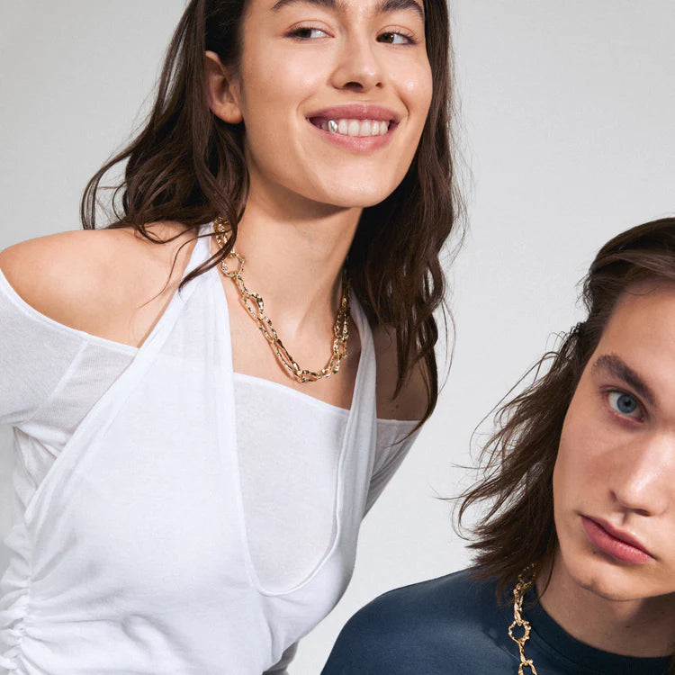 Pilgrim Believe Chain Necklace - Gold Plated