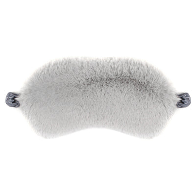 Helen Moore Faux Fur Eye Mask - Grey Cloud - Default Title