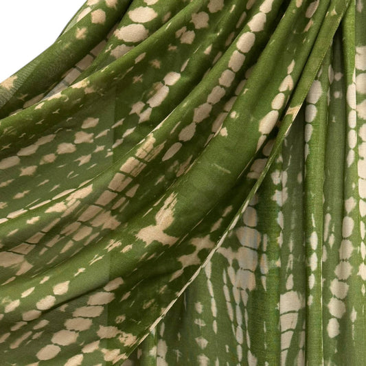 Modal Ripple Scarf Khaki Beige