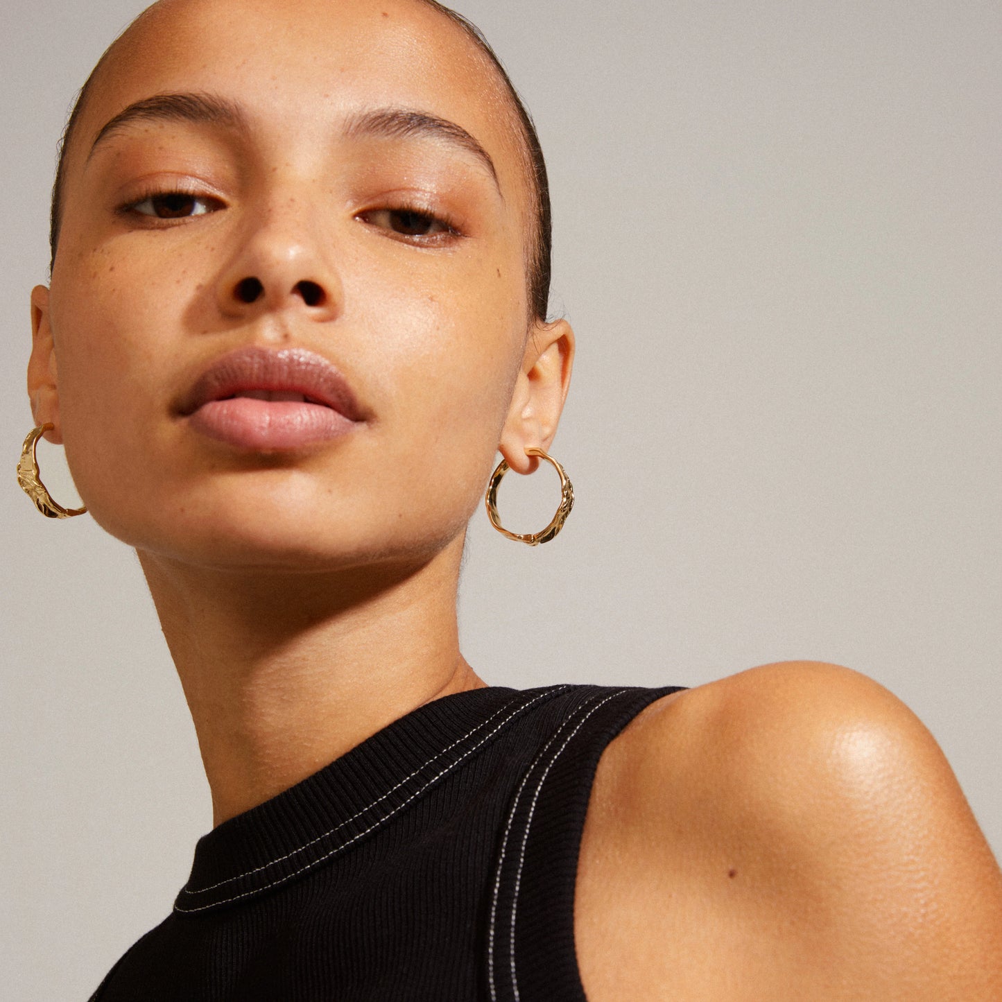 Pilgrim Julita Hoop Earrings - Gold Plated