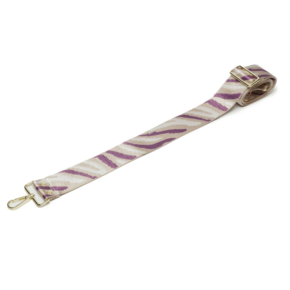 Elie Beaumont 5cm Strap - Plum Zebra - Default Title