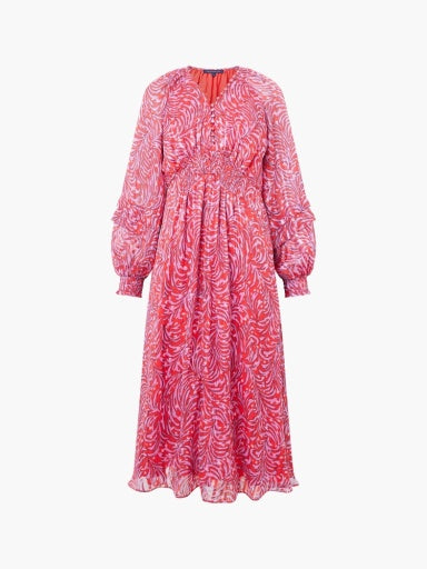 French Connection Amy Calista Midi Dress