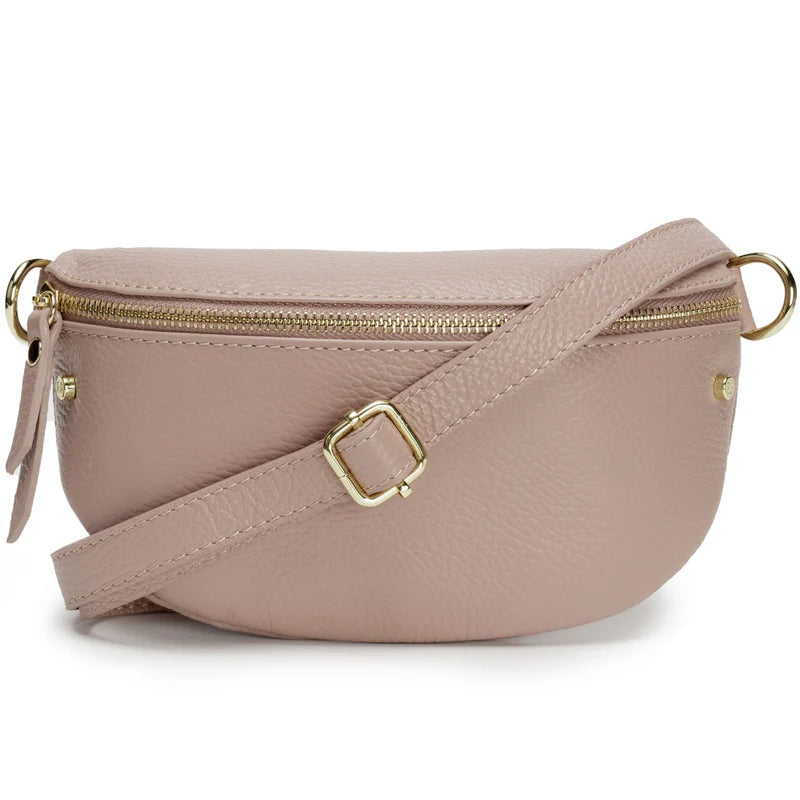 Elie Beaumont bags are fashionable and crafted from high-quality materials, yet they remain affordable. The interchangeable straps offer a playful touch, allowing for a variety of looks with a single bag.