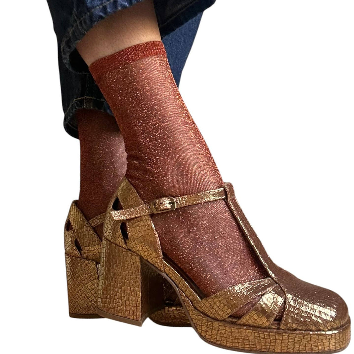 Rio single socks : Gold