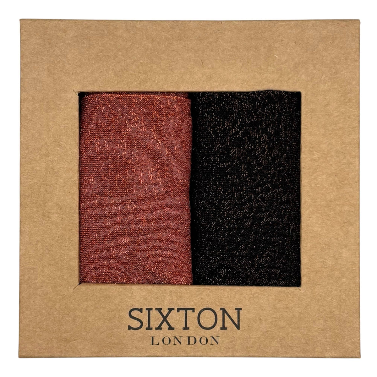 Copper & Brown Rio sock box duo