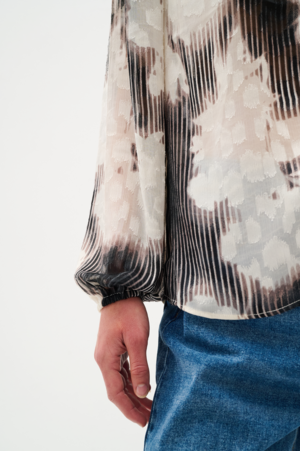 InWear Cielle Blouse - Neutral Illuminating Florals