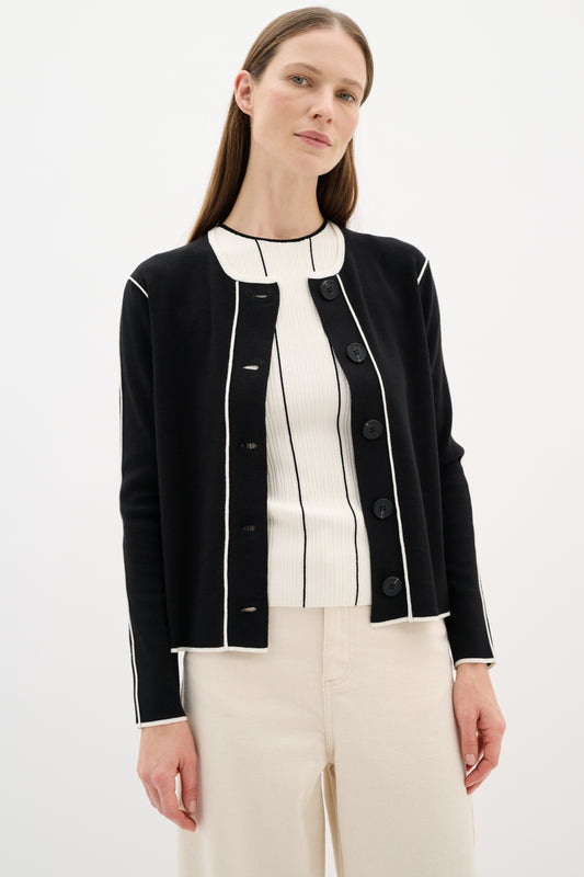 InWear Sacco Cardigan - Black - xs