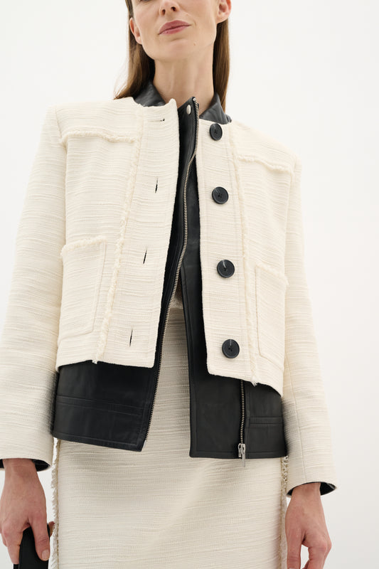 InWear Yutta Jacket - Whisper White - 34-uk-8