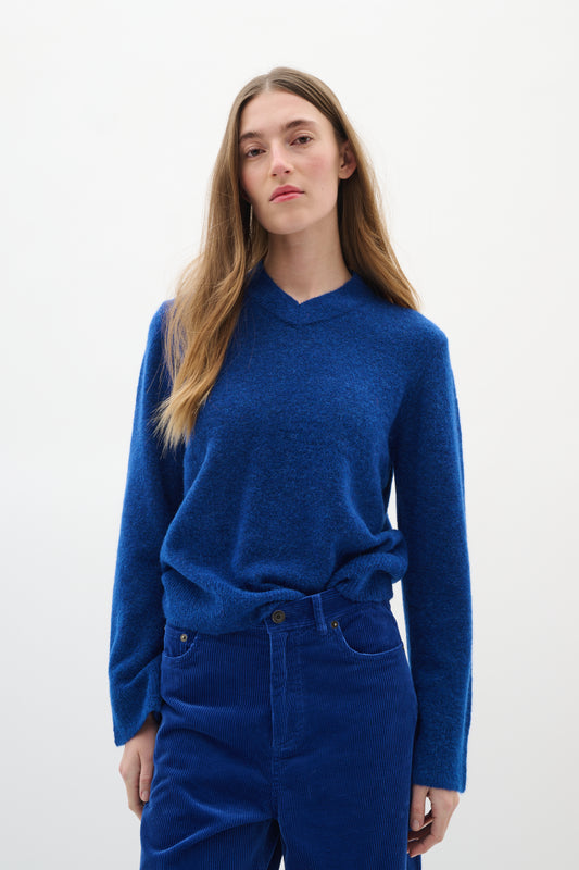 InWear Guni V Neck - Sodalite - xs