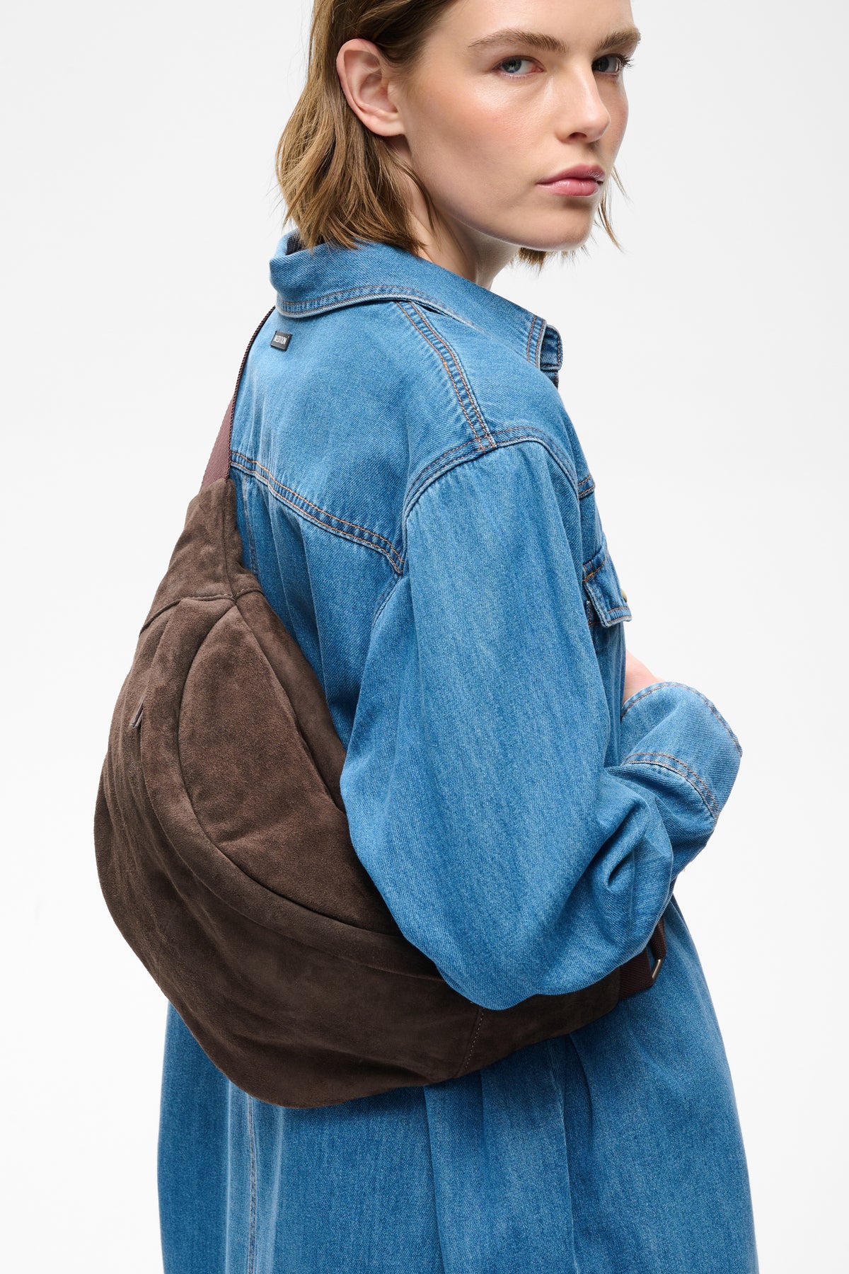InWear Rasida Suede Bumbag - Chocolate Brown