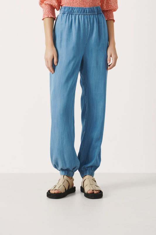 Part Two Vilma Trousers - Blue Denim