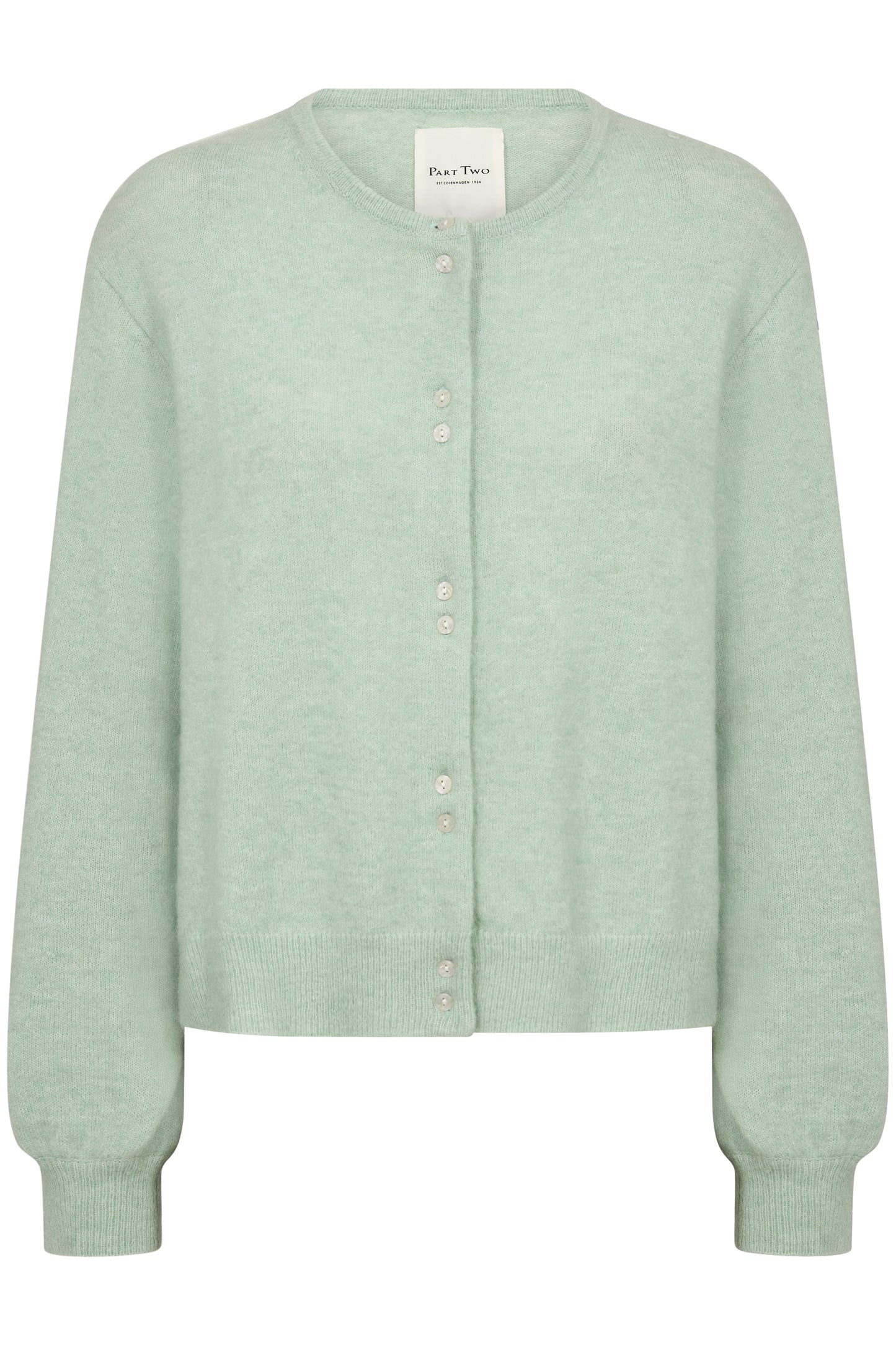 Part Two Ninell Cardigan - Cameo Green