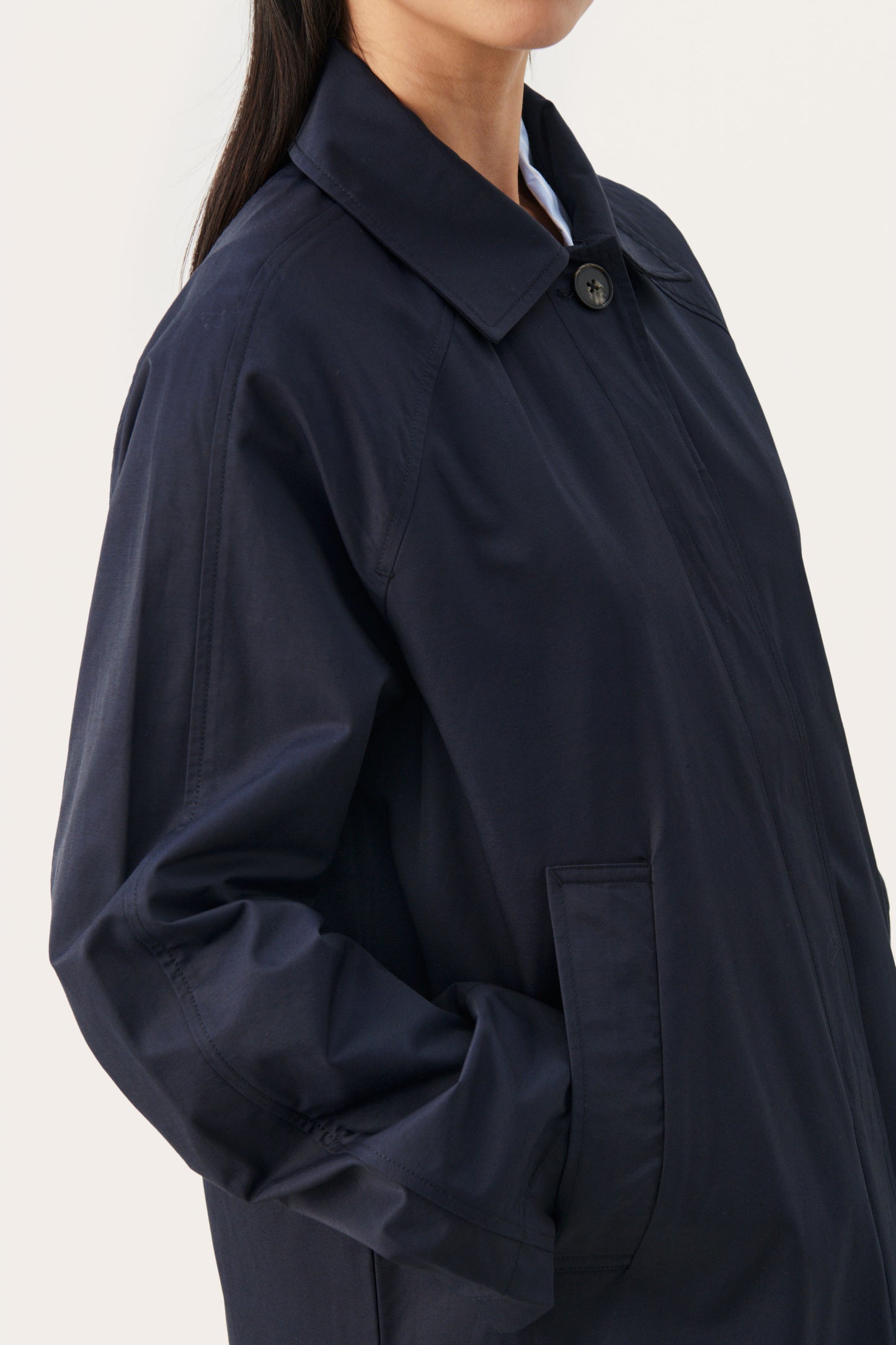 Part Two Ettie Coat - Navy Blue