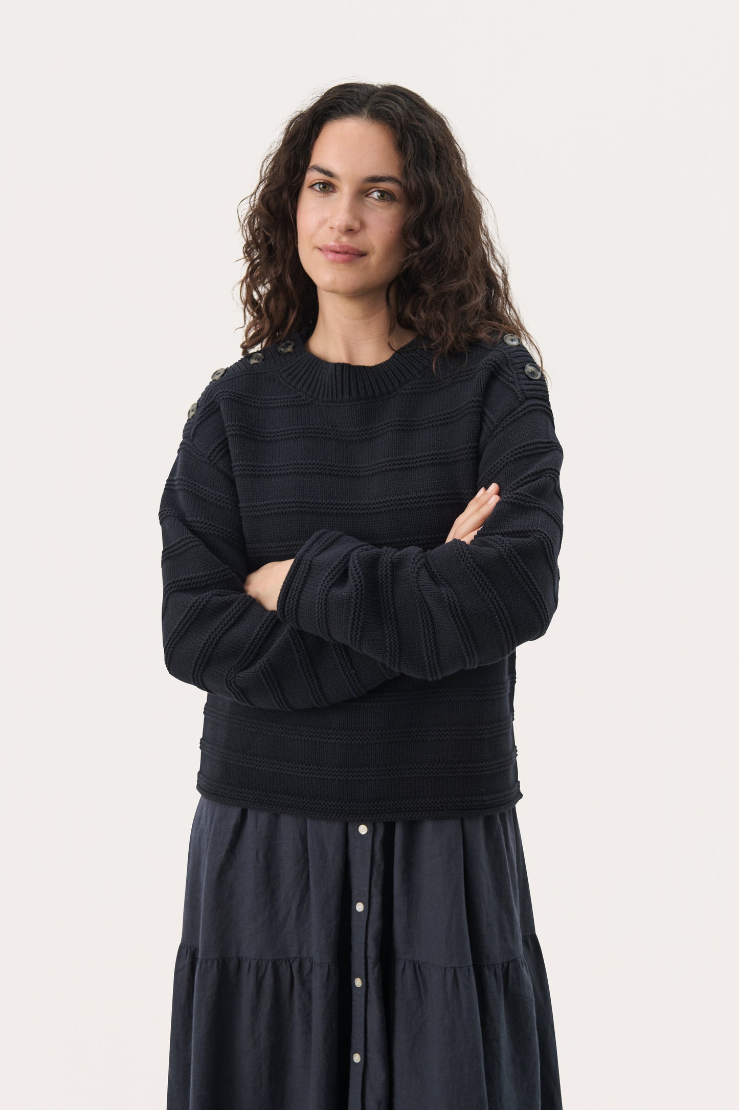 Part Two Noell Pullover - Dark Navy