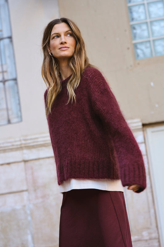 Part Two Sille Jumper - Tawny Port