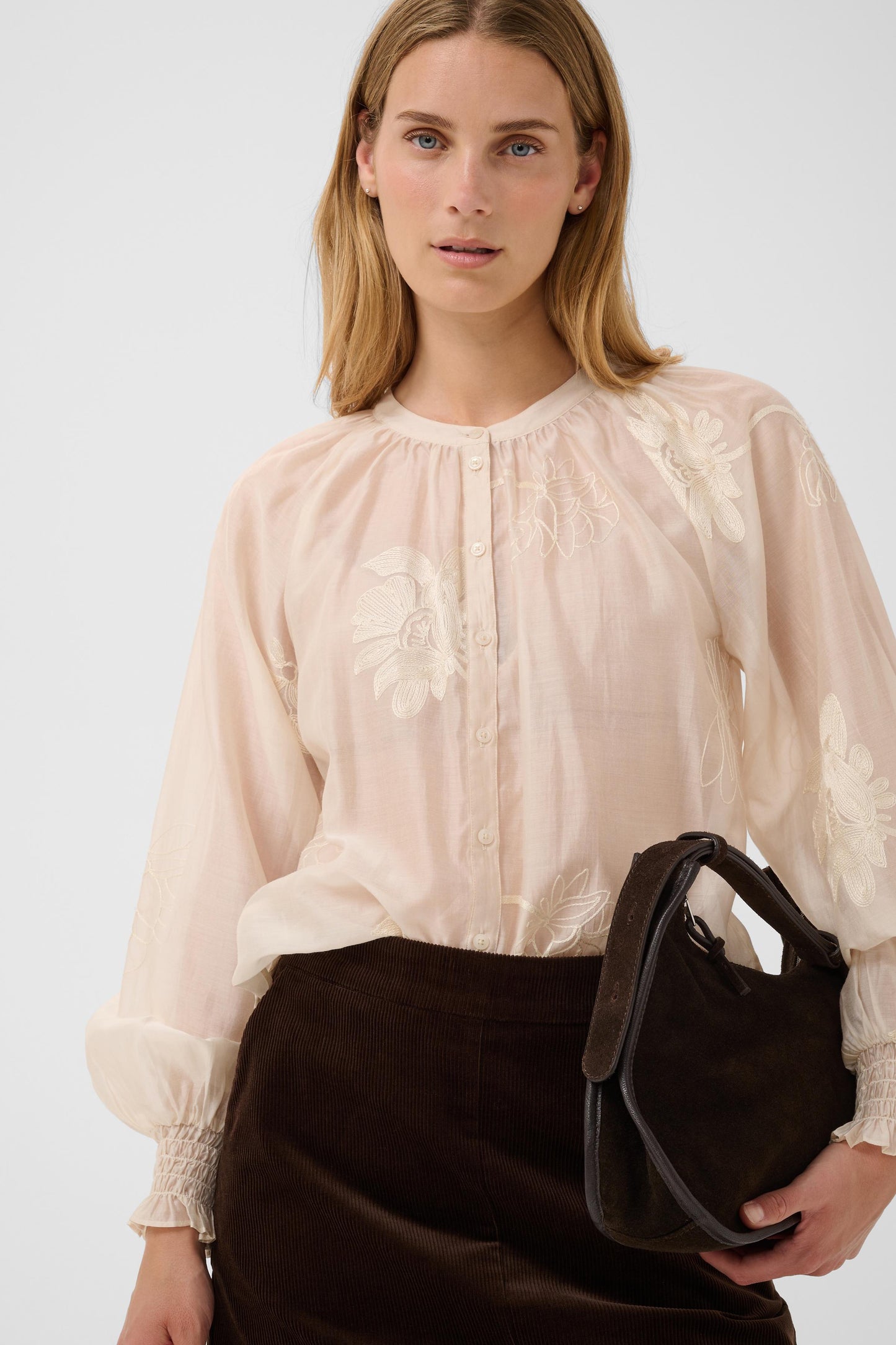 Part Two Cheyanne Shirt - Whitecap Grey
