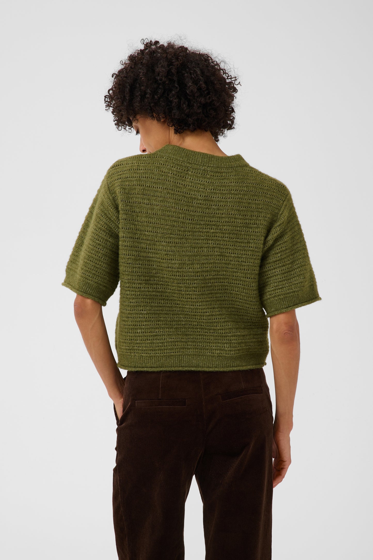 Part Two Cerys Pullover - Green Melange