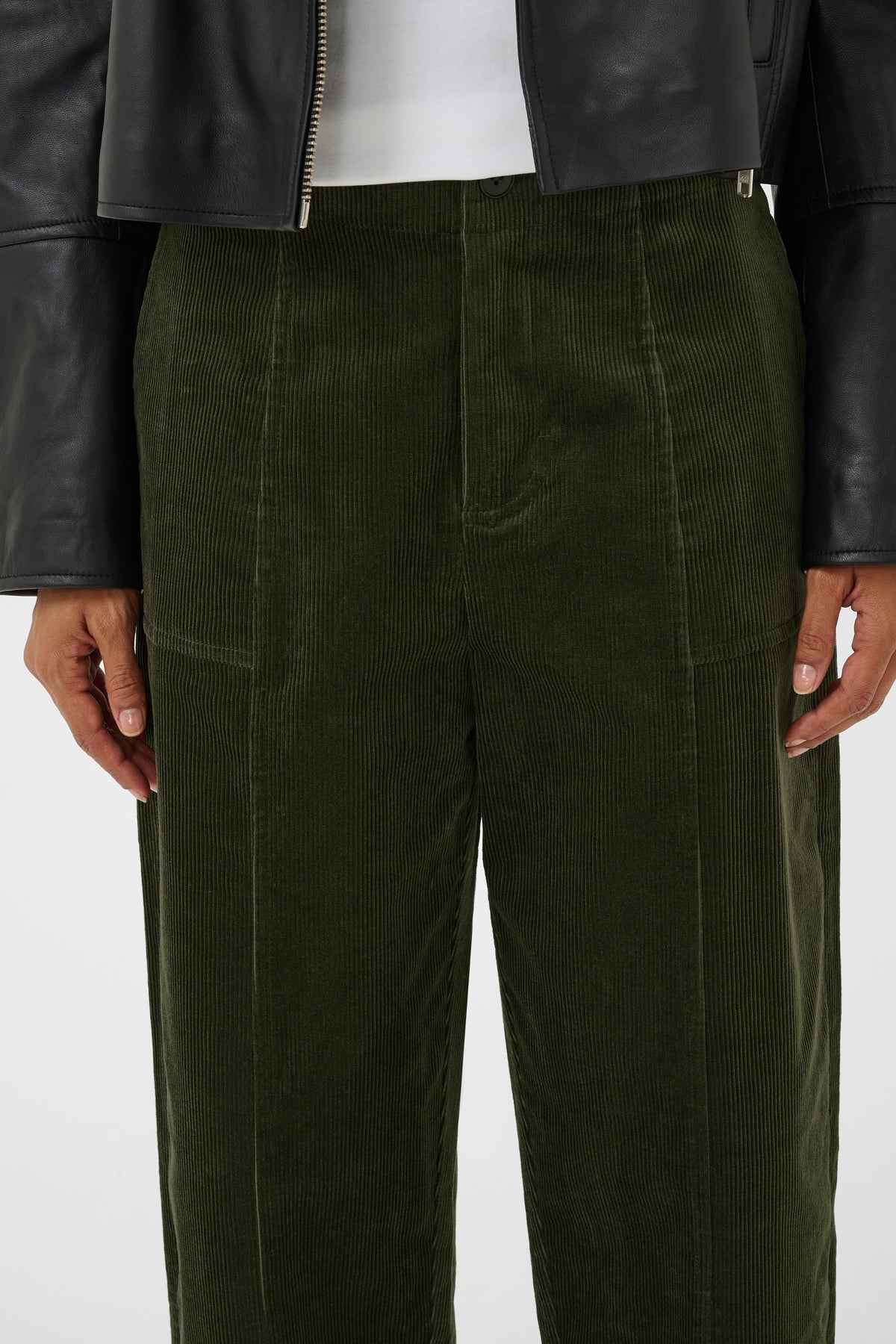 Part Two Netta Corduroy Trousers - Bettle