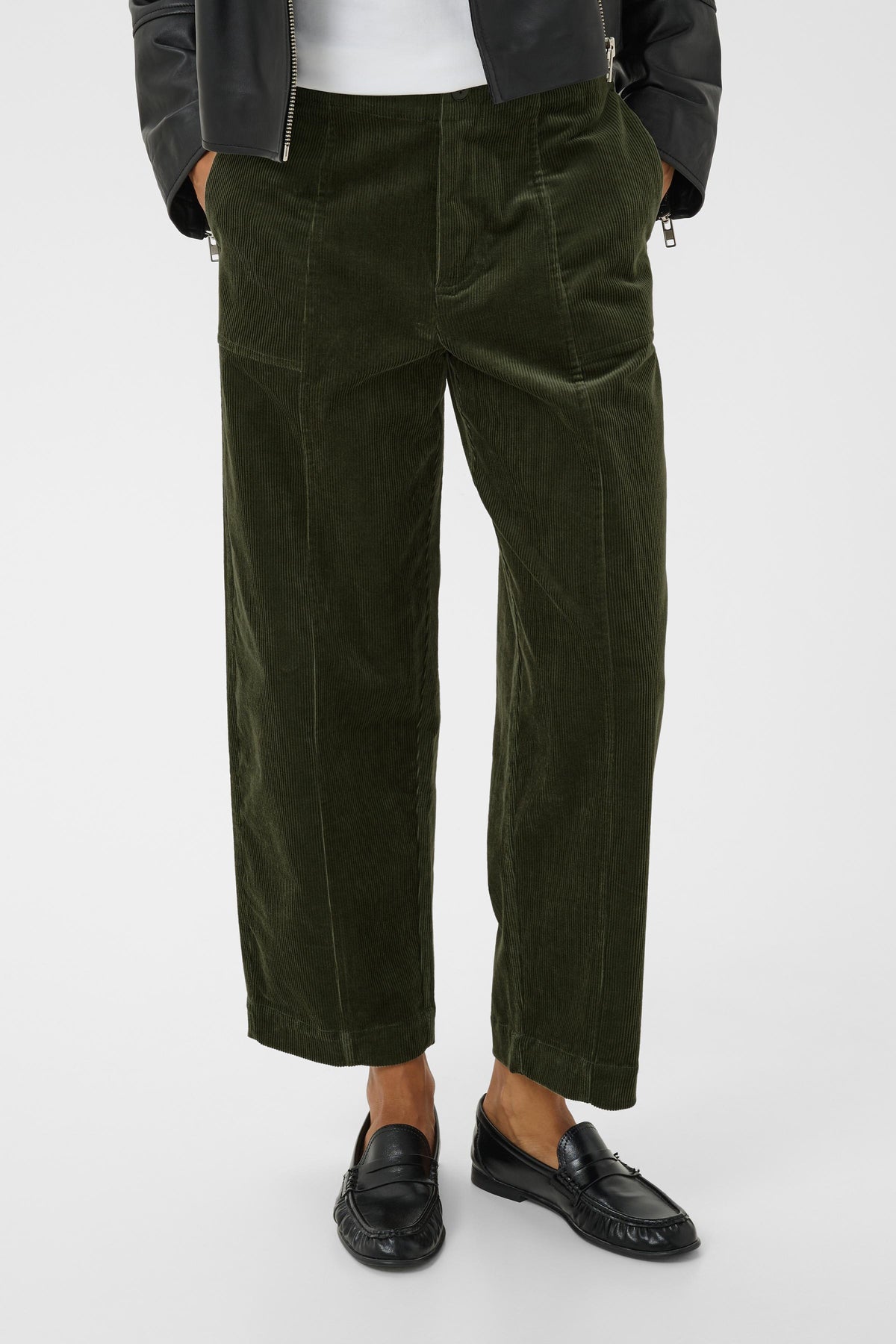 Part Two Netta Corduroy Trousers - Bettle