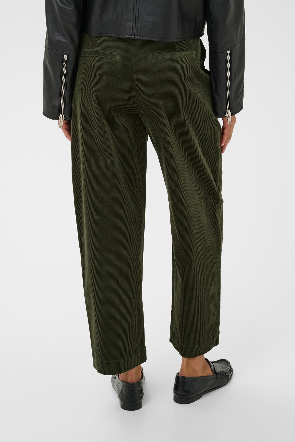 Part Two Netta Corduroy Trousers - Bettle