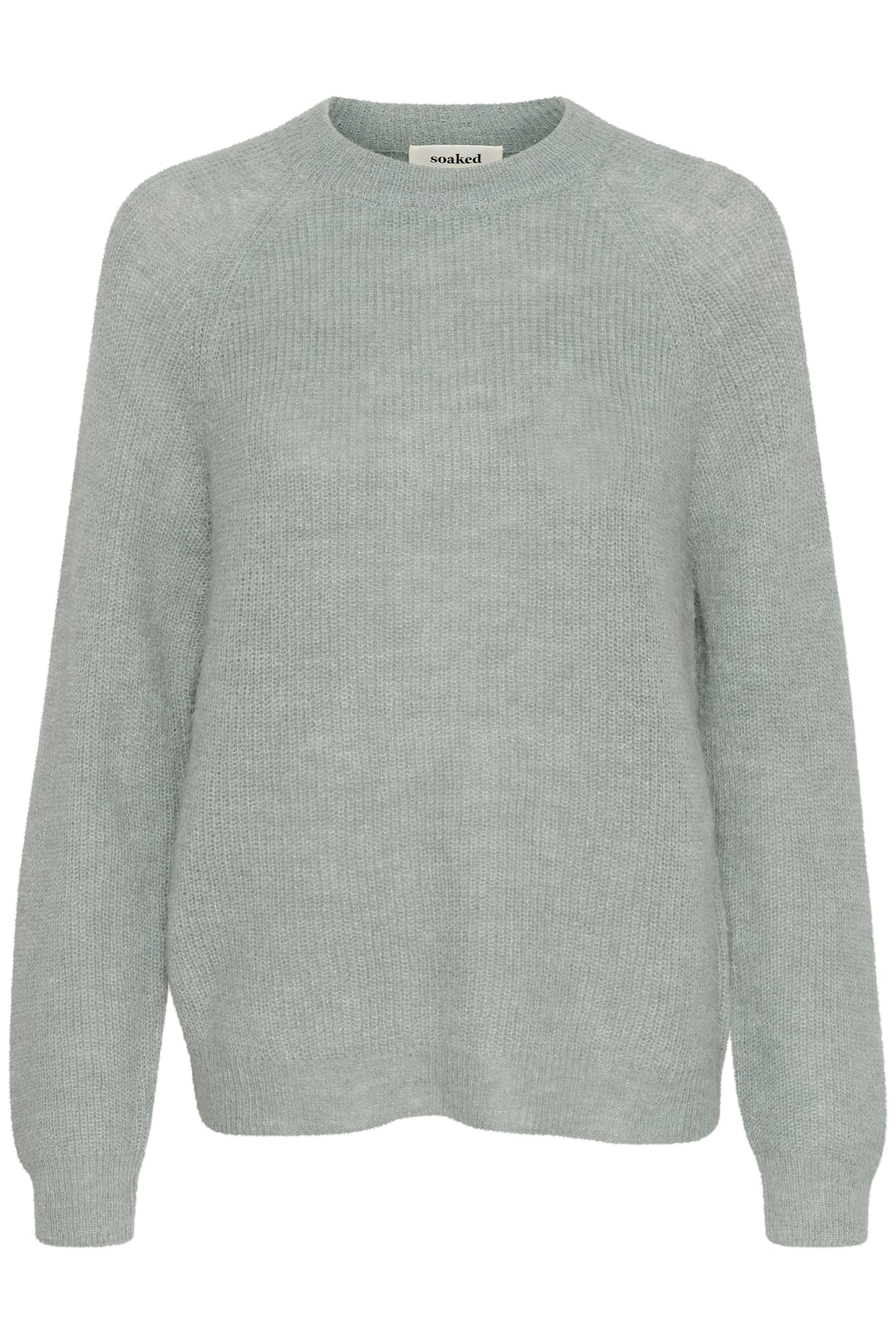 Soaked In Luxury Tuesday Raglan Pullover - Silver Blue