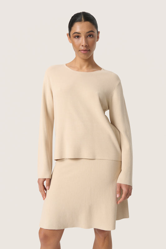 Soaked in Luxury Indianna Pullover - Oatmeal