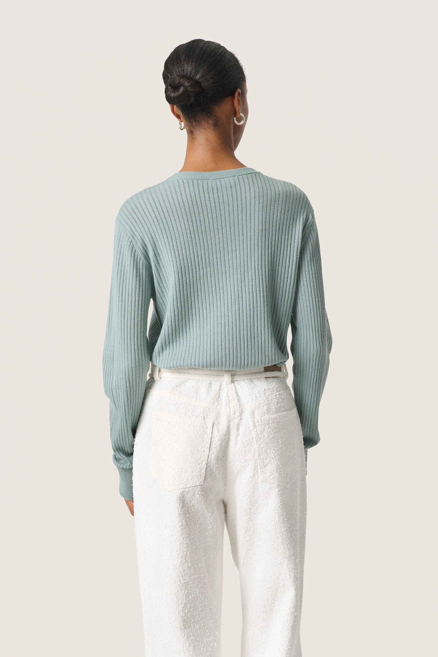 Soaked In Luxury Spina Cardigan - Silver Blue