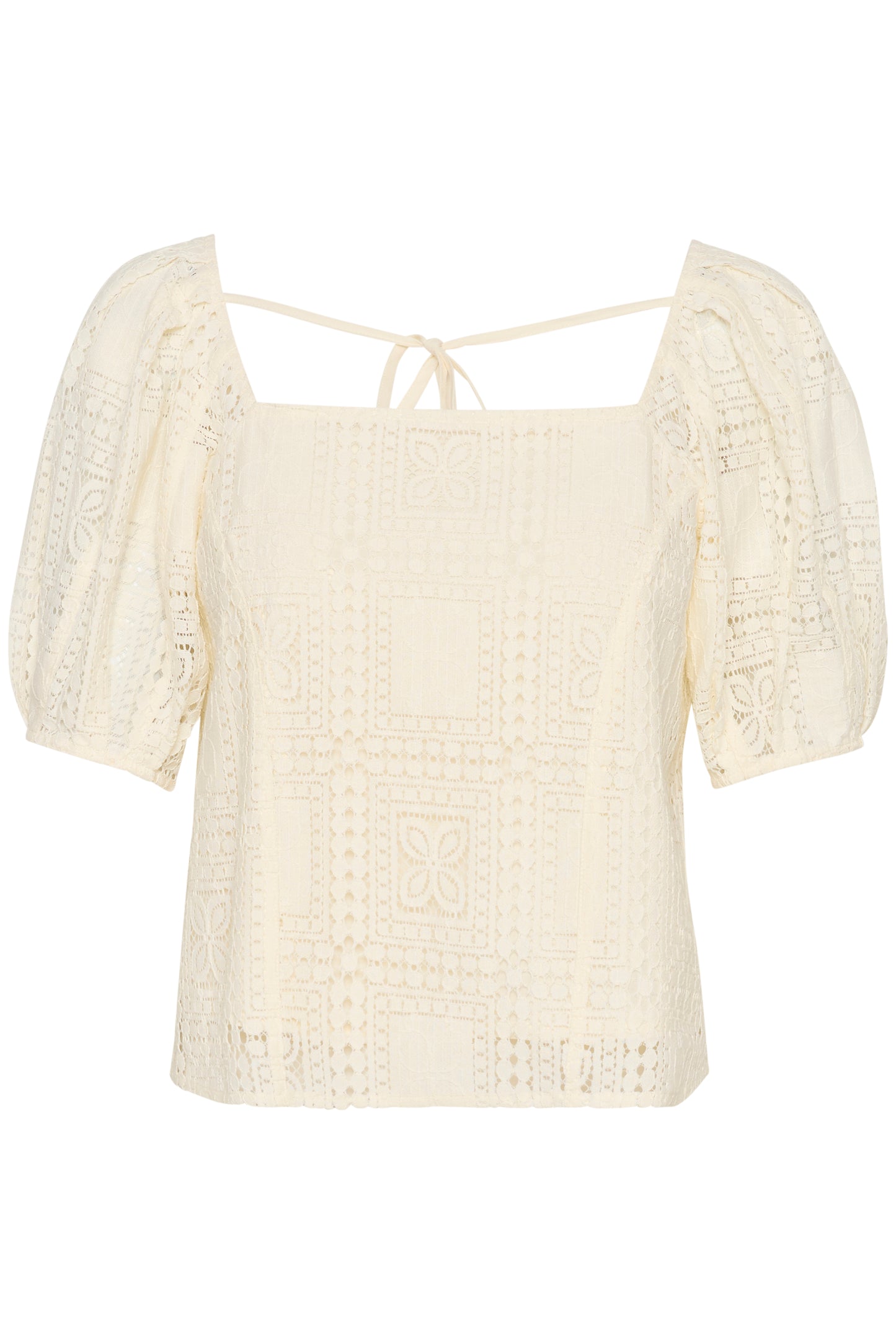 Soaked in Luxury Coopelia Blouse- Whisper White
