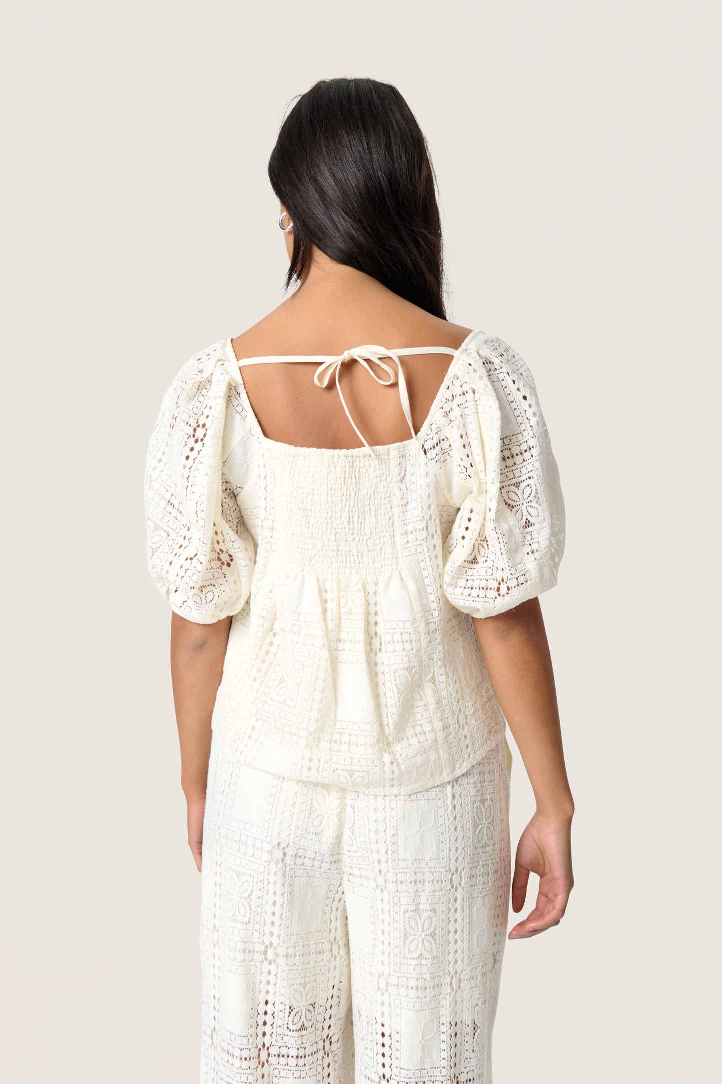 Soaked in Luxury Coopelia Blouse- Whisper White