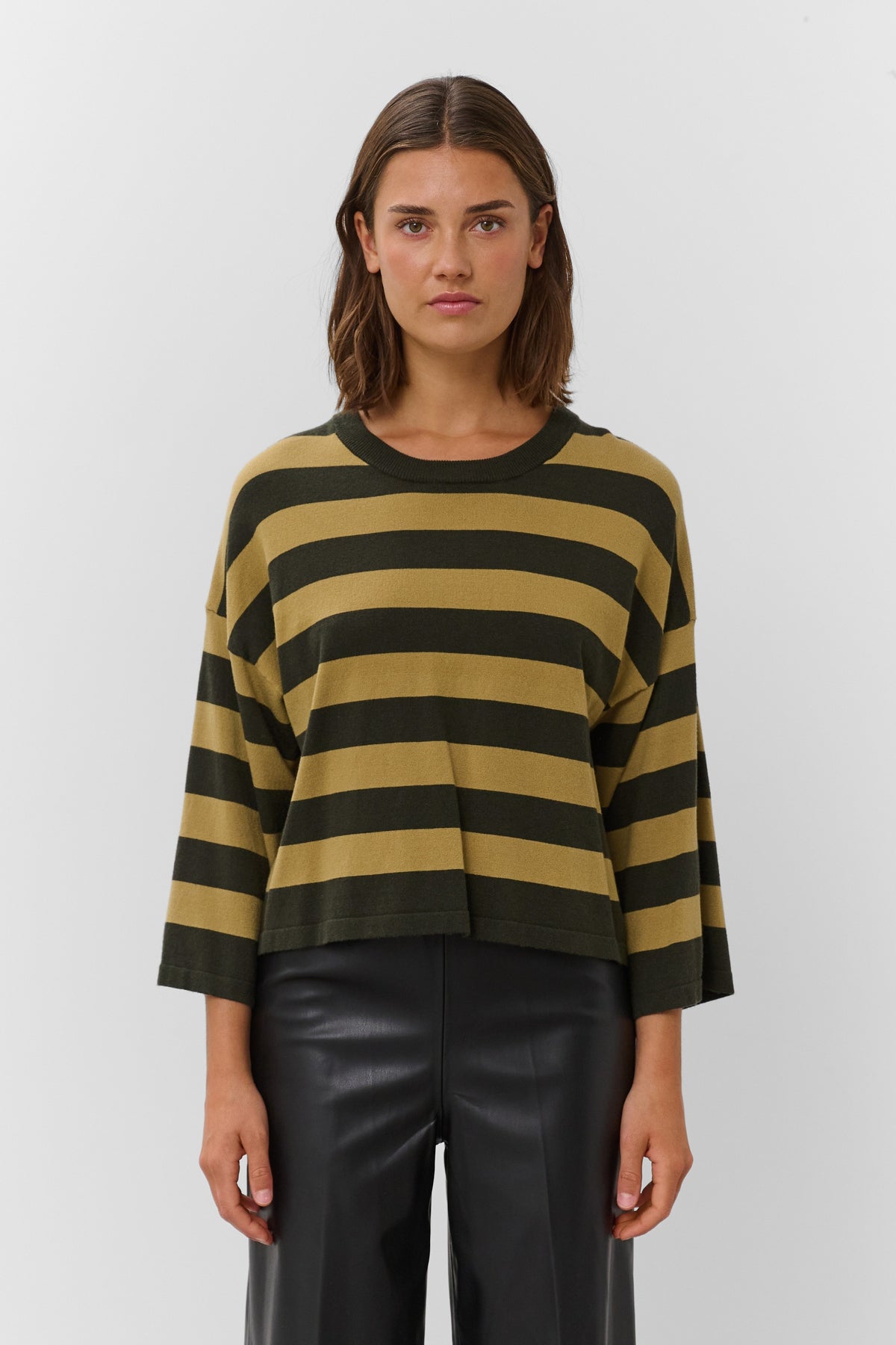 Soaked In Luxury Spina Boxy Pullover - Rosin and Fennel